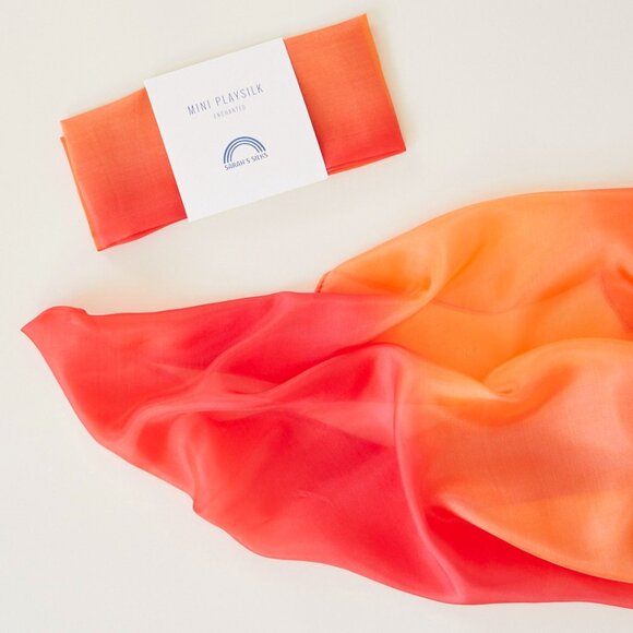 NWT Sarah's Silks Fire Mini Playsilk - Picture 1 of 2